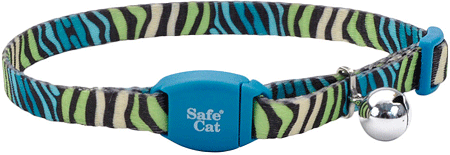 [CA7171 ZEBRA] COASTAL Safe Cat Breakaway Cat Collar w/Magnet Zebra