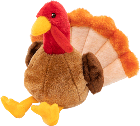 [ZPH01973] ZIPPY PAWS Fall Tucker the Turkey