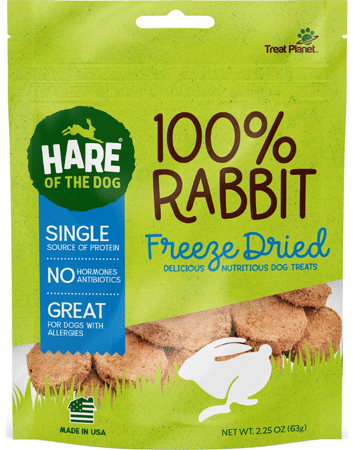 [TP00582] TREAT PLANET Hare of The Dog Freeze Dried Rabbit 2.25oz