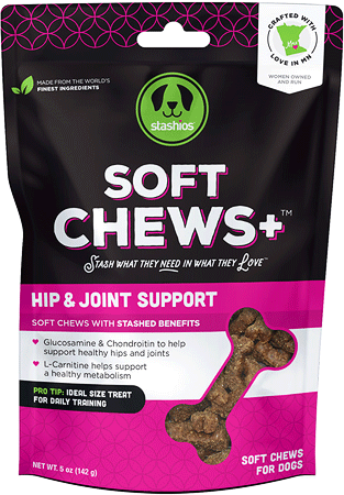 [STA00726] STASHIOS Soft Chews+ Hip & Joint Support 5oz