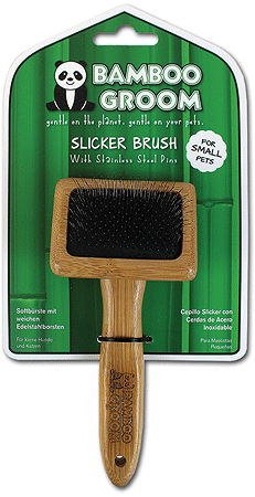 [PAW16234] ALCOTT Bamboo Groom Slicker Brush S