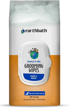 [EB02226] EARTHBATH Grooming Wipes Oatmeal & Aloe Vanilla & Almond 100ct
