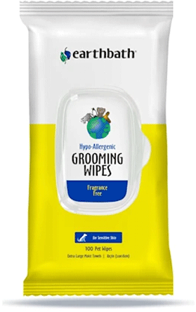 [EB02220] EARTHBATH Grooming Wipes Hypo-Allergenic 100ct
