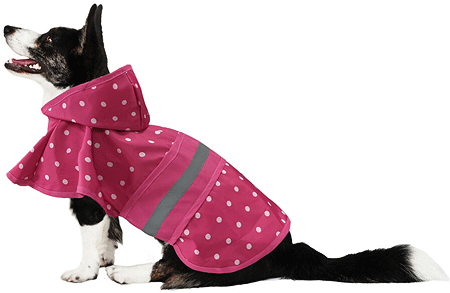 [FP30014 S] LOOKINGOOD Polka Dot Raincoat Pink S