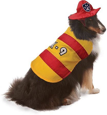 [FPH10507 XL] *FASHION PET Halloween Costume Fireman XL