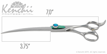 [KETS7C] KENCHII T-Series Curved 7" Shears