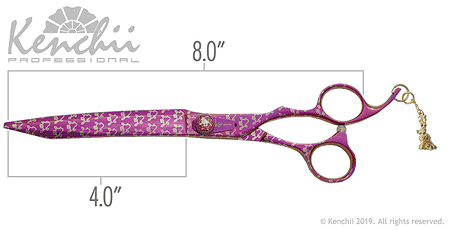 [KEPP8] KENCHII Pink Poodle 8.0" Straight Shear