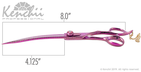 [KEPP8C] KENCHII Pink Poodle 8.0" Curved Shear