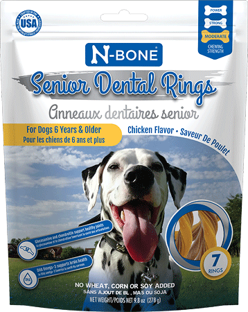 [NB80054] N-BONE Senior Dental Rings Chicken 7ct
