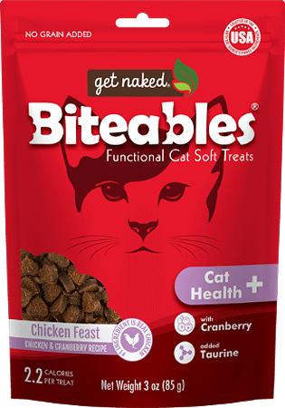 [NB91266] GET NAKED Biteables Cat Health Plus Treats 3oz