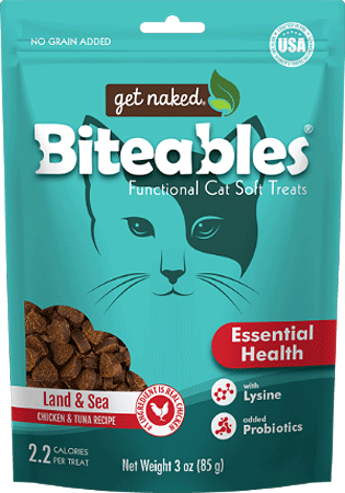 [NB91267] GET NAKED Biteables Essential Health Cat Treats 3oz