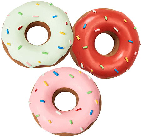 [EC33107] *COSMO Latex Donut Asst 4"