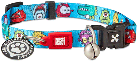 [MAX02105] MAX&MOLLY Smart ID Cat Collar Little Monsters