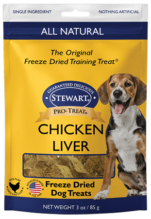[MCP00279] *STEWART Pro-Treat Chicken Liver Dog Treats 3oz Pouch