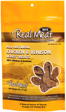 [RMC00801] REAL MEAT Treats Chicken/Venison 4oz