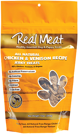 [RMC00815] REAL MEAT Treats Chicken/Venison 12oz