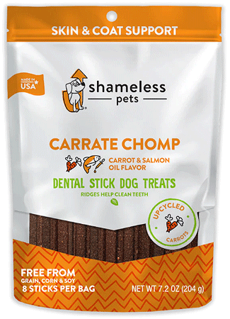 [SHP89727] SHAMELESS PETS Dental Sticks Carrate Chomp 7.2oz