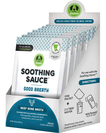 [STA00755] STASHIOS Soothing Sauce Good Breath Beef Bone Broth PDQ 15ct
