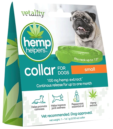 [TEV30101] *VETALITY Hemp Collar Dog Small 1ct