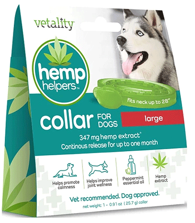 [TEV30103] *VETALITY Hemp Helpers Collar Dog Large 1ct