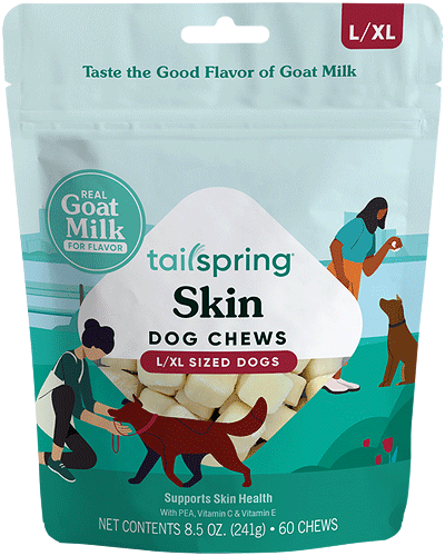 [TS00607] TAILSPRING Functional Dog Chews Skin L/XL 8.5oz