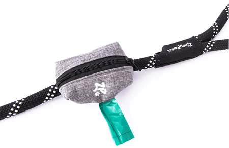 [ZP01525] ZIPPYPAWS Adventure Leash Bag Graphite
