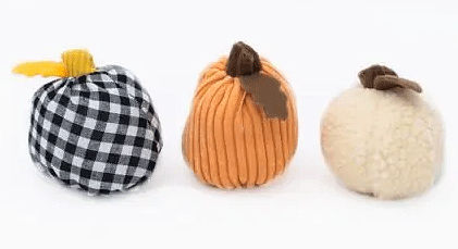 [ZPH01770] ZIPPYPAWS Halloween Miniz Gourds 3pk