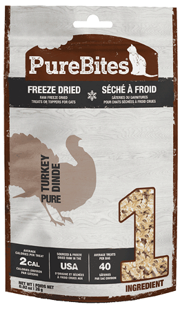[PB00094] PURE BITES Freeze Dried Cat Treats Turkey 0.92oz