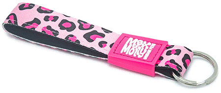 [MAX02465] MAX&MOLLY Key Ring Leopard Pink