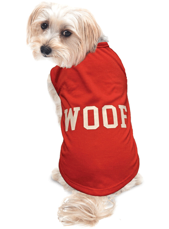 [EC40062 S] *COSMO Woof Tee Shirt Red S