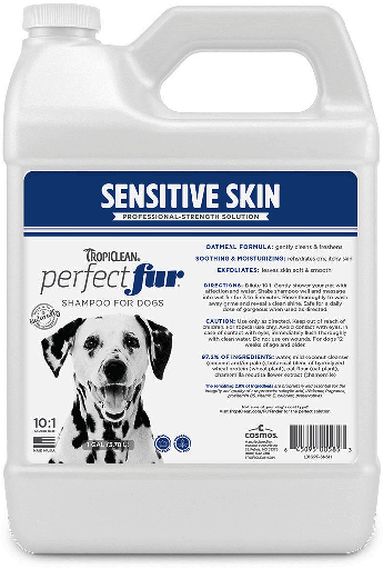 [TC00585] TROPICLEAN PerfectFur Sensitive Skin Shampoo 10:1 Gallon