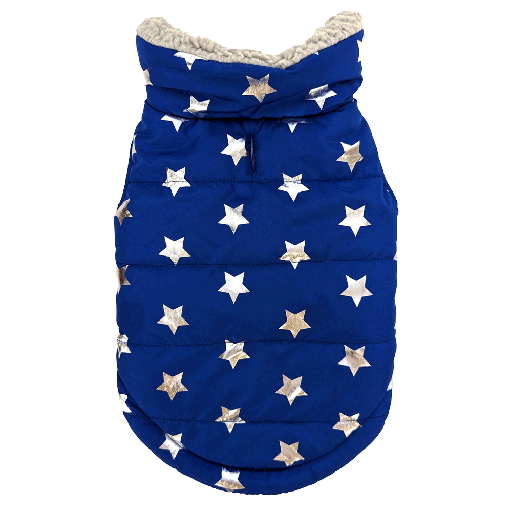 [FP70368 XS] *FASHION PET Starry Night Coat Blue XS