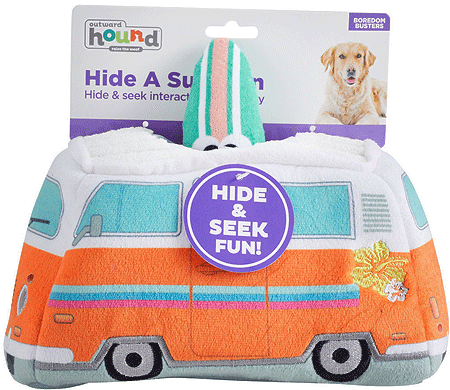 [OH70472] OUTWARD HOUND Hide A Surf Van Plush Dog Toy Puzzle