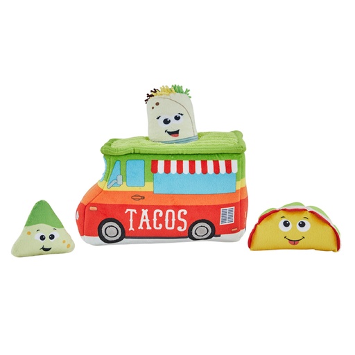 [OH70473] OUTWARD HOUND Hide A Taco Truck Plush Dog Toy Puzzle