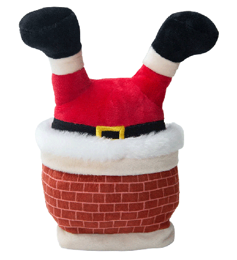 [SNGH91969] *SNUGAROOZ Holiday Slippin Santa