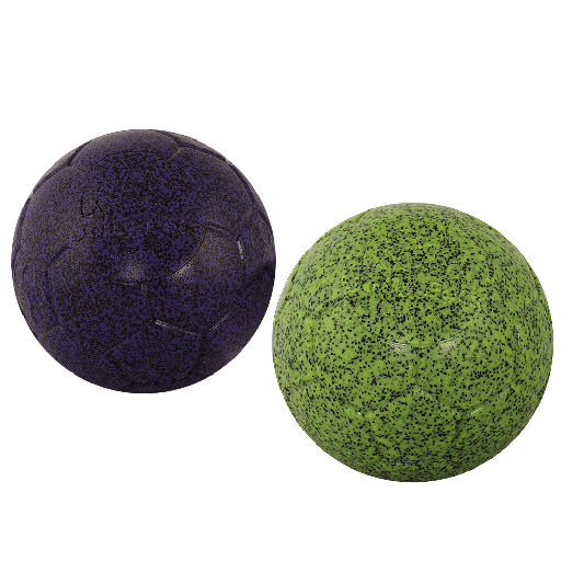 [JPH72069 PUR/GRN] JOLLY PETS Halloween Soccer Ball Purple/Green S 6in