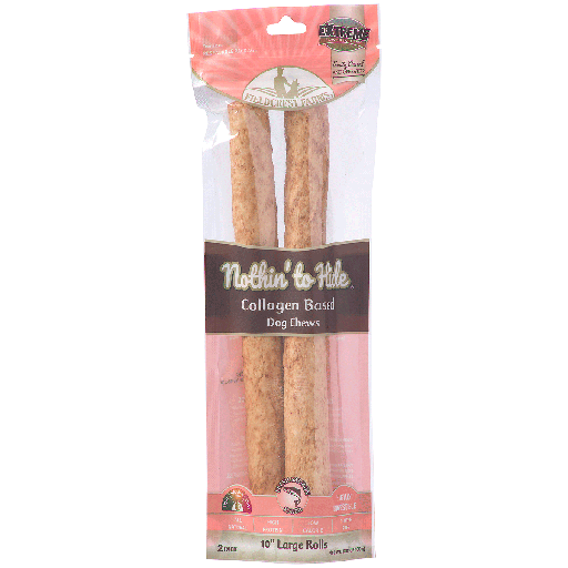 [FF63343] NOTHIN' TO HIDE Large 10"  Rolls 2pk Salmon
