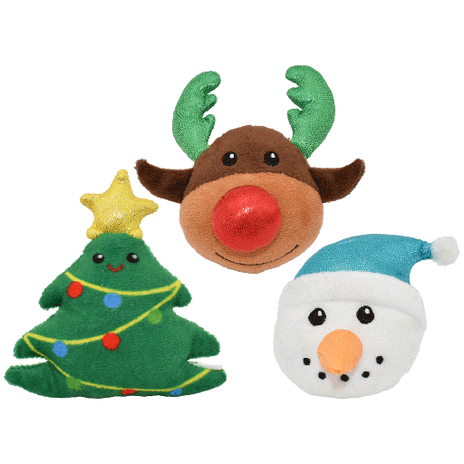 [MPH17165] MULTIPET Holiday Pull & Vibrate Cat Toy Assorted