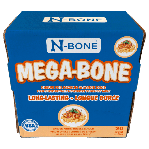 [NB80336] N-BONE Mega-Bone Mac'n Cheese Display 20ct