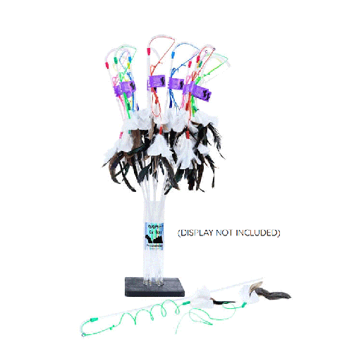 [VE00002] VEE ENTERPRISES PURRfect Feather Cat Toy 12ct