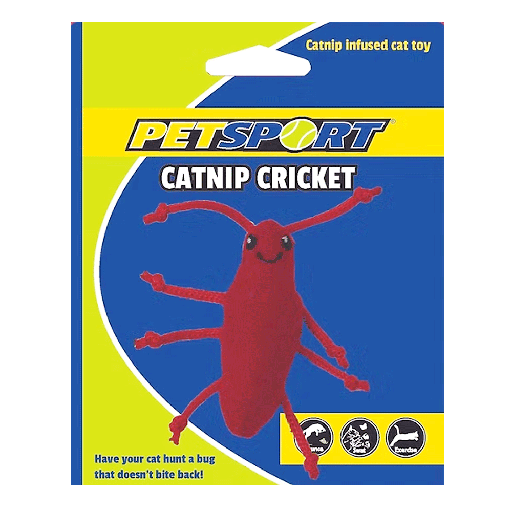 [PS70134] PETSPORT Catnip Cricket 3.5"