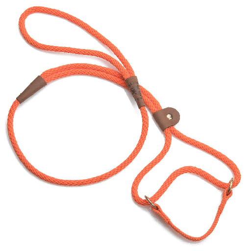 [MEN012 ORANGE] MENDOTA Dog Walker 3/8" x 6' Orange