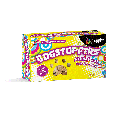 [SKP82551] SPUNKY PUP Dogstoppers Cheese Biscuits 5oz