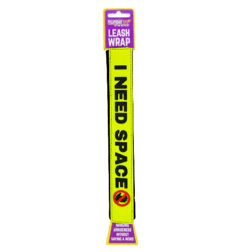[MP90610] MULTIPET Leash Wrap "I Need Space"