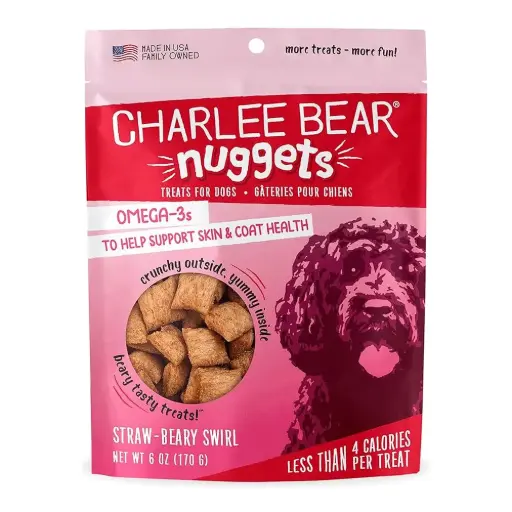 [CB00904] CHARLEE BEAR Nuggets Strawberry Swirl 6oz