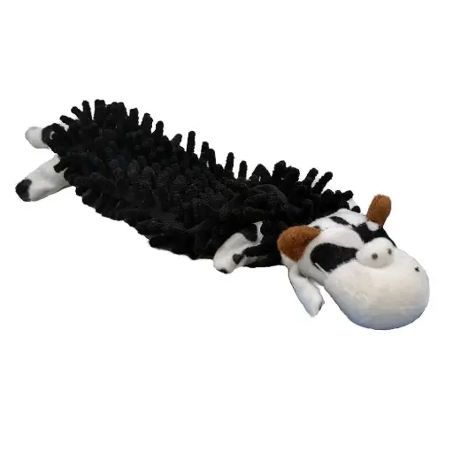 [APP58371] AMAZING PET Shaggy Lite Cow 10" 