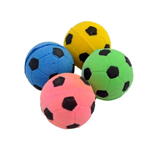 [APP70008] AMAZING PET Cat Toy Sponge Balls 4ct