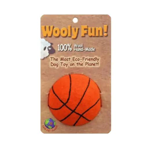 [APP86018] AMAZING PET Wooly Fun Sport Ball 2" Basketball