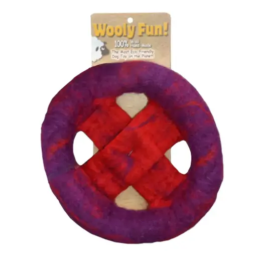 [APP86094] AMAZING PET Wooly Fun Disk Purple