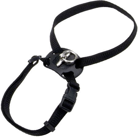 [CA7348 BLACK] COASTAL Size Right! Cat Harness 12-18x3/8 Black